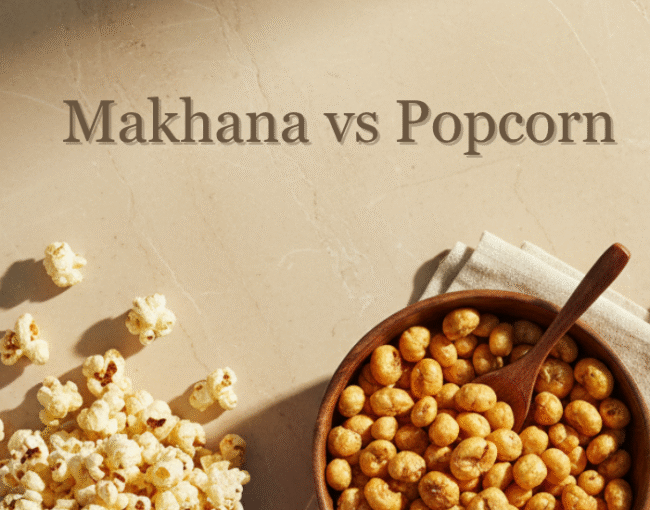 Makhana vs. Popcorn by mera kisan