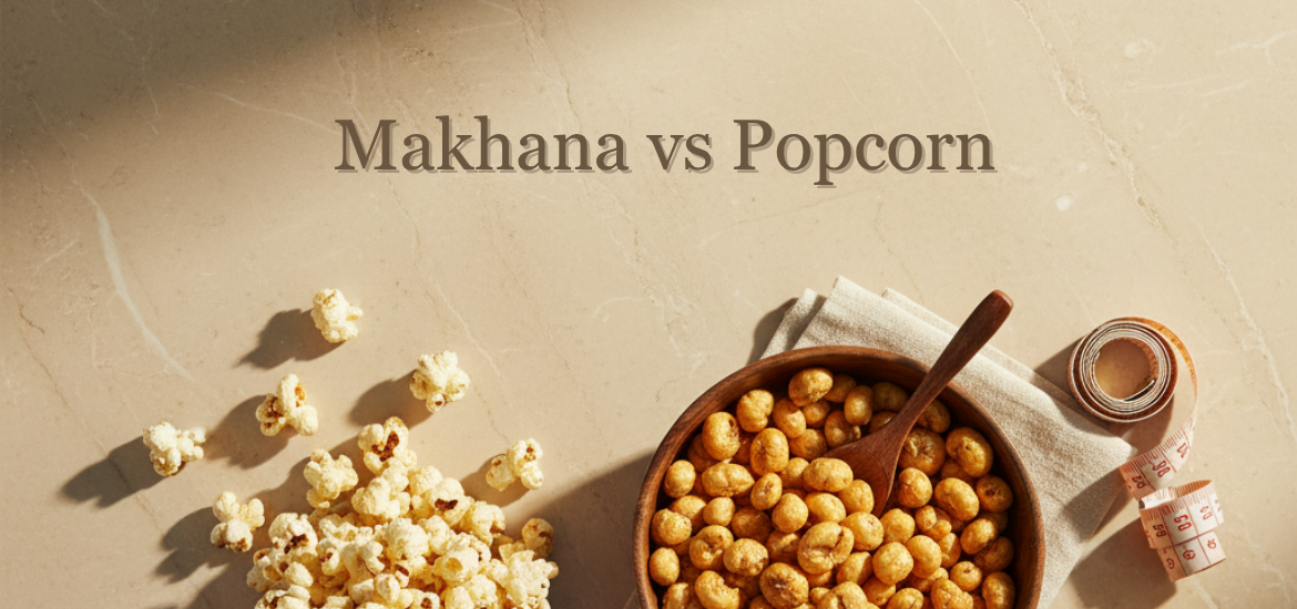 Makhana vs. Popcorn by mera kisan