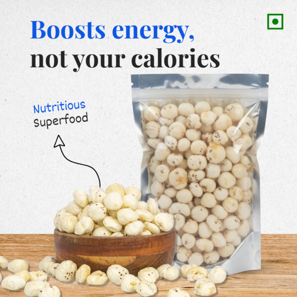 Nutritious superfood makhana – protein-rich, gluten-free, and vegan snack