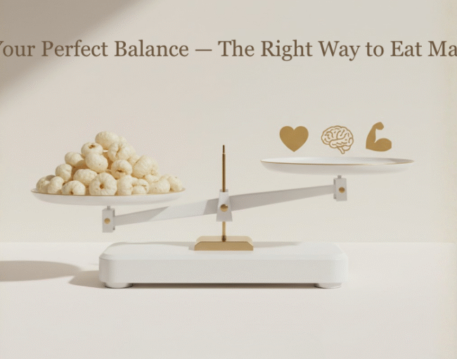 मखाना रोज़ कितना खाना चाहिए? सही मात्रा और फायदे