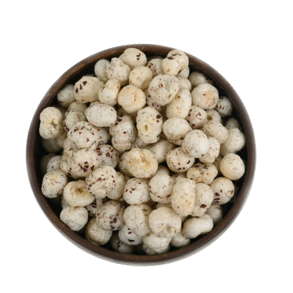 Classic black pepper foxnuts – healthy roasted Indian snack